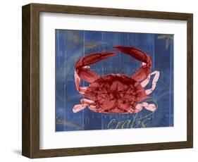 Nautical Crab 1-Albert Koetsier-Framed Art Print