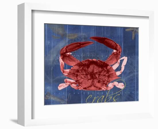 Nautical Crab 1-Albert Koetsier-Framed Art Print