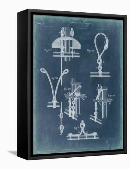 Nautical Detail Blueprint IV-Vision Studio-Framed Stretched Canvas