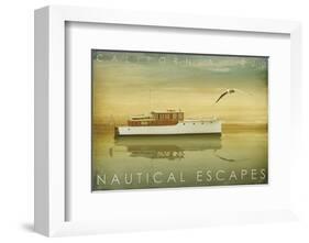 Nautical Escapes 1-Carlos Casamayor-Framed Giclee Print