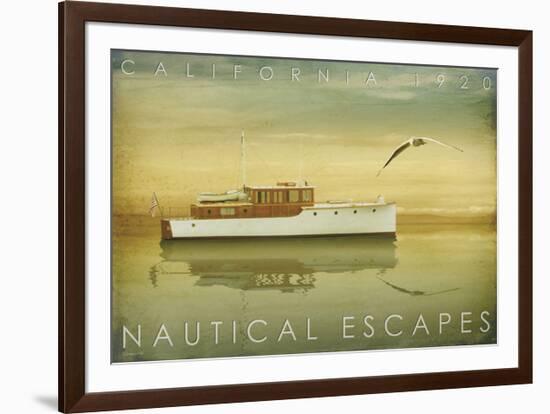 Nautical Escapes 1-Carlos Casamayor-Framed Art Print