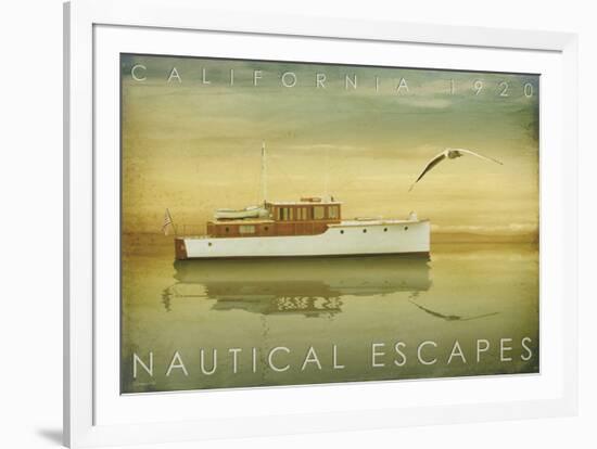 Nautical Escapes 1-Carlos Casamayor-Framed Art Print