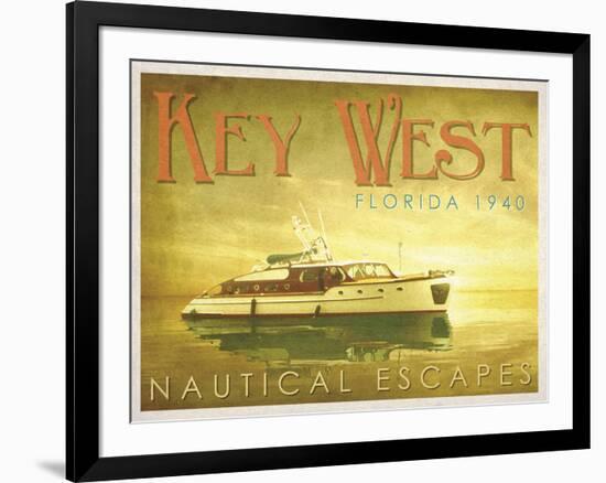 Nautical Escapes 4-Carlos Casamayor-Framed Art Print