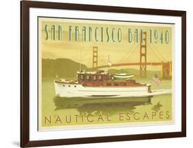 Nautical Escapes 5-Carlos Casamayor-Framed Art Print