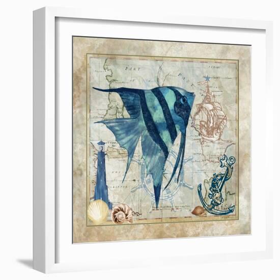 Nautical Fish I-Jill Meyer-Framed Art Print