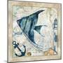 Nautical Fish II-Jill Meyer-Mounted Art Print