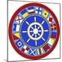 Nautical Flags Circle-Geraldine Aikman-Mounted Giclee Print