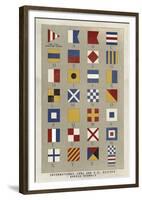 Nautical Flags-Ken Hurd-Framed Giclee Print