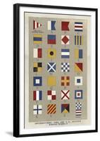 Nautical Flags-Ken Hurd-Framed Giclee Print