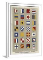 Nautical Flags-Ken Hurd-Framed Giclee Print