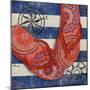 Nautical Flip Flops I-Paul Brent-Mounted Premium Giclee Print