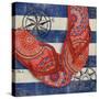 Nautical Flip Flops I-Paul Brent-Stretched Canvas