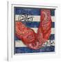 Nautical Flip Flops I-Paul Brent-Framed Art Print