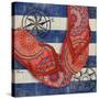 Nautical Flip Flops I-Paul Brent-Stretched Canvas