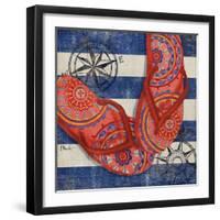 Nautical Flip Flops I-Paul Brent-Framed Art Print