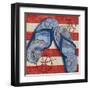 Nautical Flip Flops II-Paul Brent-Framed Art Print