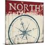 Nautical I Red-Jim Wellington-Mounted Art Print