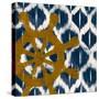 Nautical Ikat II-Patricia Pinto-Stretched Canvas