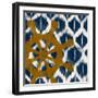 Nautical Ikat II-Patricia Pinto-Framed Art Print