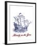 Nautical Ink III-Ken Hurd-Framed Giclee Print