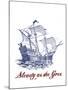 Nautical Ink III-Ken Hurd-Mounted Giclee Print