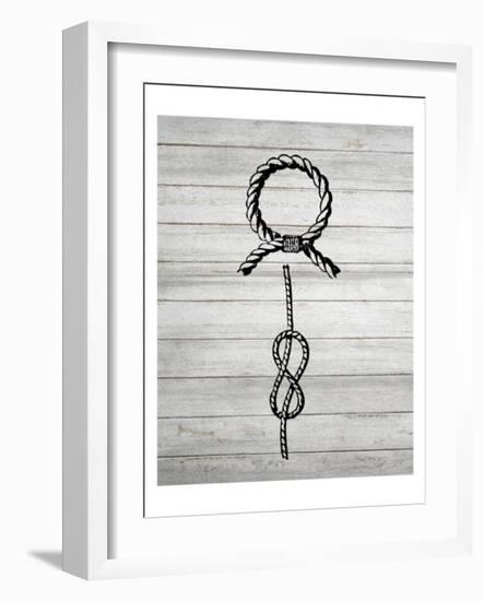 Nautical Knots 1-Kimberly Allen-Framed Art Print