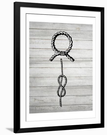 Nautical Knots 1-Kimberly Allen-Framed Art Print