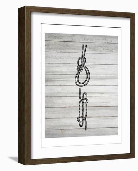 Nautical Knots 2-Kimberly Allen-Framed Art Print