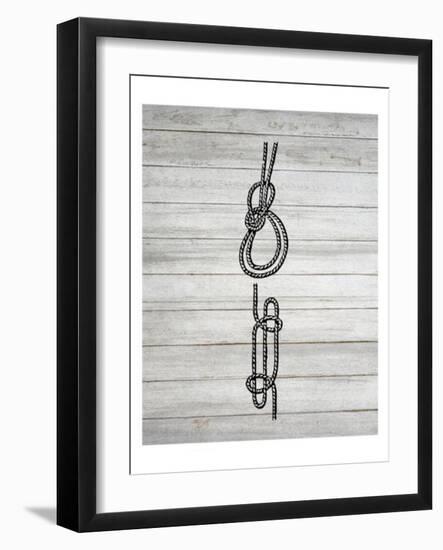 Nautical Knots 2-Kimberly Allen-Framed Art Print