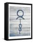 Nautical Knots Blue 1-Kimberly Allen-Framed Stretched Canvas