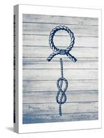 Nautical Knots Blue 1-Kimberly Allen-Stretched Canvas