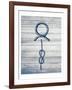 Nautical Knots Blue 1-Kimberly Allen-Framed Art Print