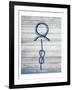 Nautical Knots Blue 1-Kimberly Allen-Framed Art Print