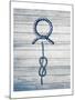 Nautical Knots Blue 1-Kimberly Allen-Mounted Art Print