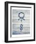 Nautical Knots Blue 1-Kimberly Allen-Framed Art Print