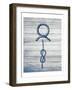 Nautical Knots Blue 1-Kimberly Allen-Framed Art Print