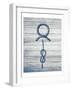 Nautical Knots Blue 1-Kimberly Allen-Framed Art Print