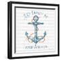 Nautical Life IV-Lisa Audit-Framed Art Print