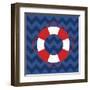 Nautical Life Preserver-N. Harbick-Framed Art Print