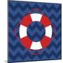 Nautical Life Preserver-N. Harbick-Mounted Art Print