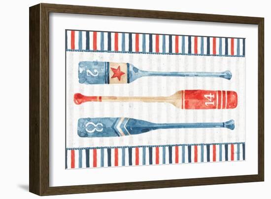 Nautical Life XI-Lisa Audit-Framed Art Print