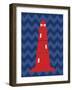 Nautical Lighthouse-N. Harbick-Framed Art Print