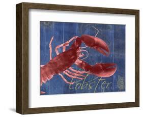 Nautical Lobster 1-Albert Koetsier-Framed Art Print