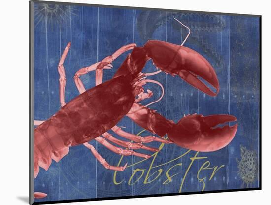 Nautical Lobster 1-Albert Koetsier-Mounted Art Print