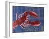 Nautical Lobster 1-Albert Koetsier-Framed Art Print