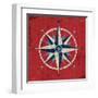 Nautical Love Compass-Michael Mullan-Framed Art Print