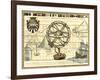 Nautical Map I-Deborah Bookman-Framed Art Print