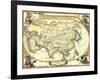 Nautical Map of Asia-Vision Studio-Framed Art Print