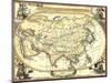 Nautical Map of Asia-Vision Studio-Mounted Art Print