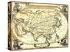 Nautical Map of Asia-Vision Studio-Stretched Canvas